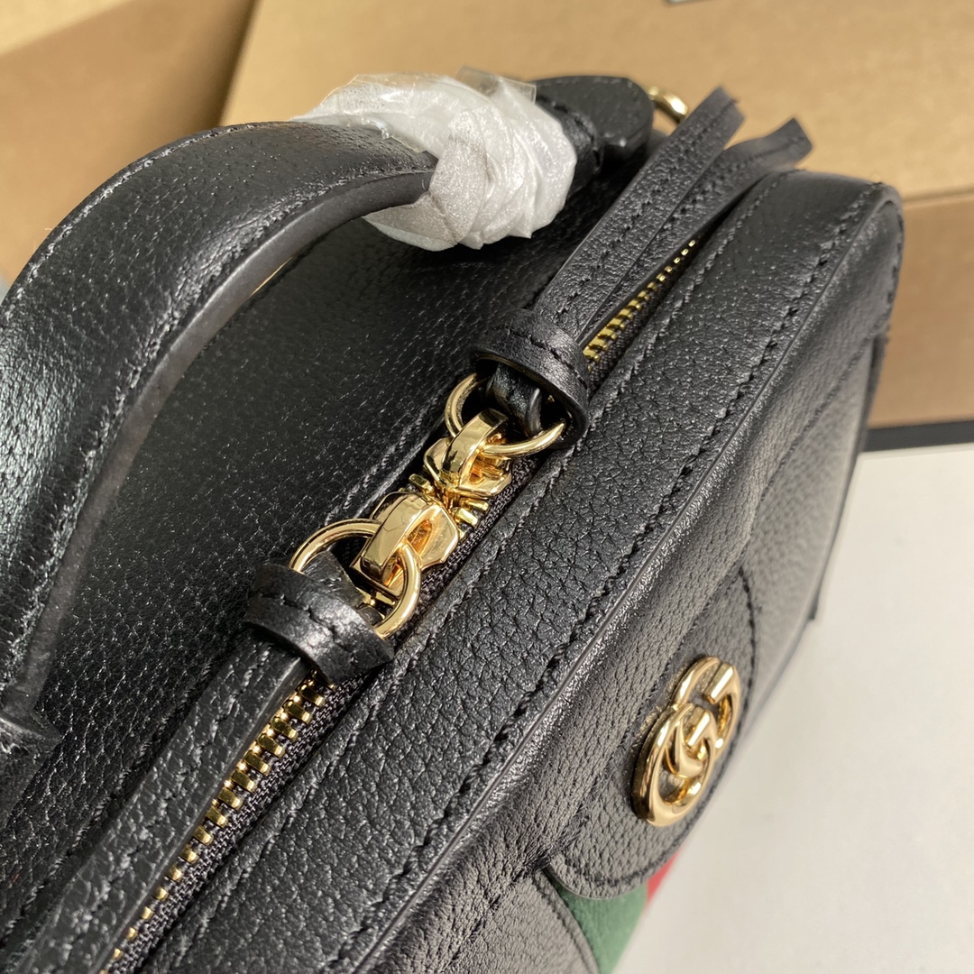 Gucci Ophidia GG Mini Shoulder Bag 602576 Black